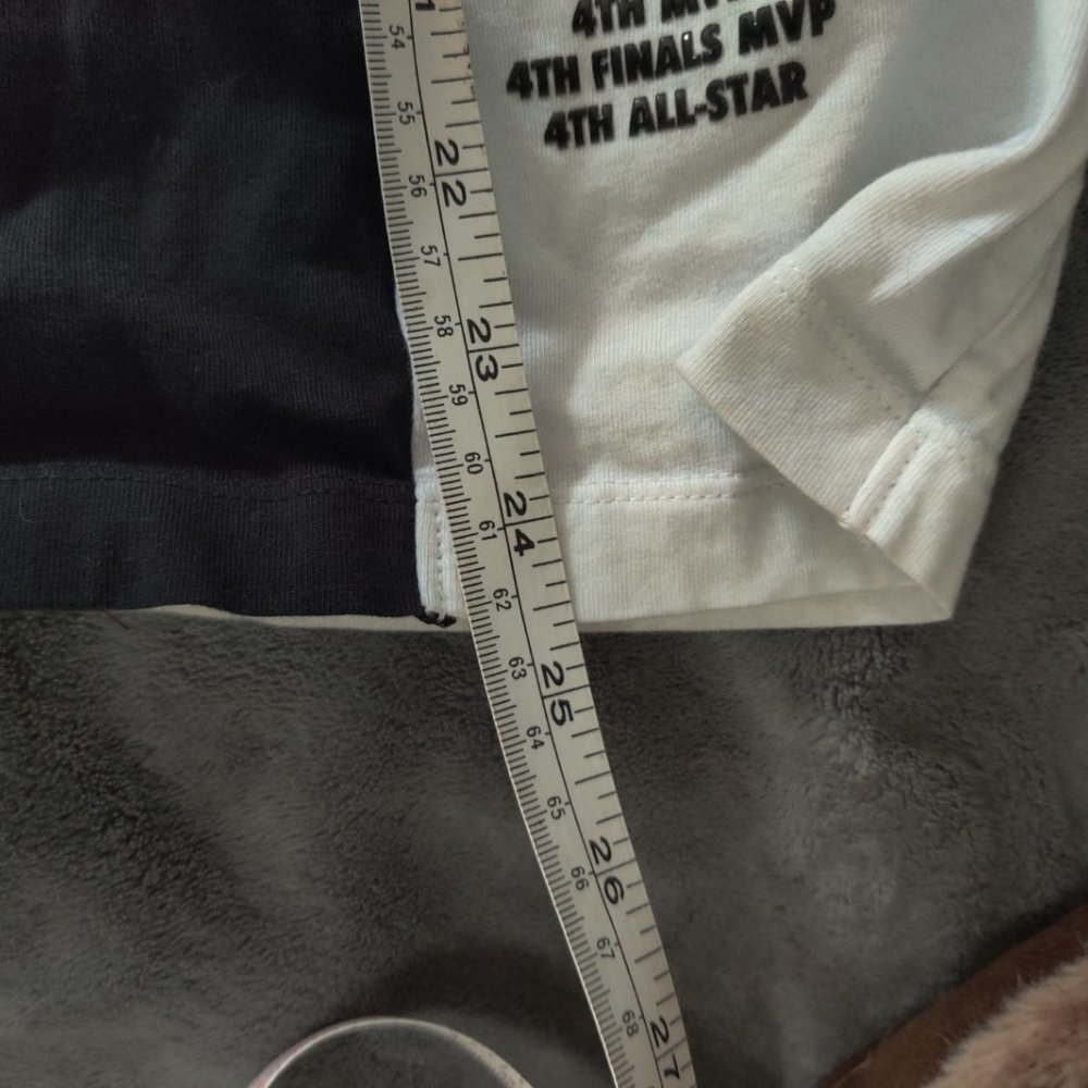 Nike Air Jordan 11 Legacy "72-10" Split Colorblock Stats T-Shirt Small - Picture 6 of 7